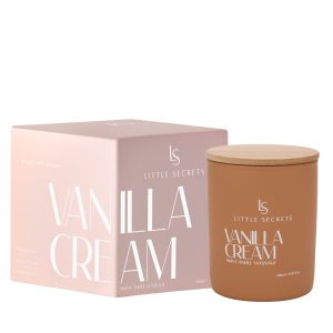 Little Secrets Vanilla Cream Candle Φυσικό Αρωματικό Κερί Σόγιας 150ml