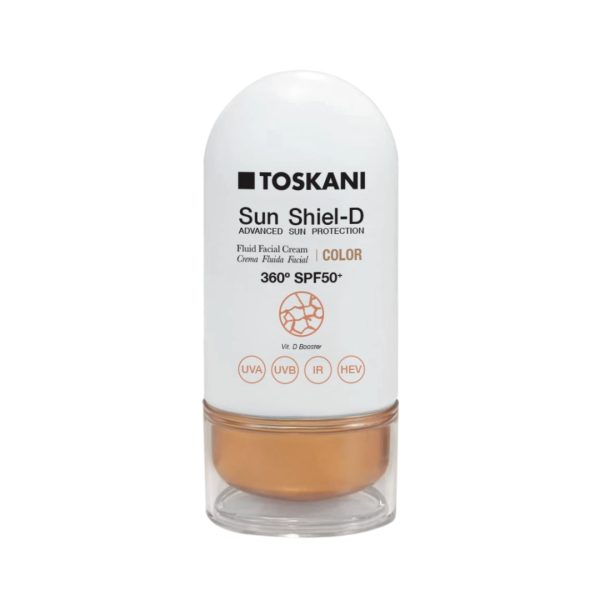 Toskani Sun Shiel-D Fluid Facial Cream Tinted Color Spf50+ Αντηλιακό προσώπου 50ml